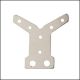 Hamskea Stainless Steel Launcher for Trinity and Hybrid Pro Series arrow rests, durable and customizable for hunting or target setups.
