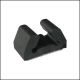 Hamskea Archery Universal Riser Mounted Arrow Claw, securely holding any diameter arrow with 3M adhesive mounting for drop away arrow rests.
