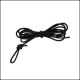 Hamskea Hybrid Rest Series Replacement Limb Cord, 30 inches of black BCY “D” braid, for use with Hybrid and Trinity Arrow Rests.