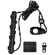 Hamskea Rebound Dampener Conversion Kit with Tear Drop Lever Arm, Knobby Limb Pad, Rebound Dampener, and cord for Trinity, Hybrid, and VersaRest arrow rests.
