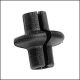 Pine Ridge Archery slotted kisser button with soft flexible design for bowstring
