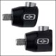 Easton Stabilizer Quick Detach Mount with 7075 aluminum housing and stainless steel locking barrels for secure stabilizer attachment.
