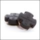 LimbSaver Mini Ultraquad Dampeners reducing vibration and noise for quieter, smoother archery gear performance.
