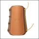 Fred Bear Traditional Arm Guard made of durable leather with adjustable elastic cord and four lace hooks.
