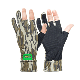 Primos Stretch Fingerless Gloves with extended cuff for added concealment and a sure-grip surface.

