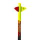 Black Eagle Outlaw Yellow Crested Arrows with Flo-Yellow and Red Vanes – High Visibility Hunting Arrows
