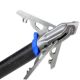 G5 Deadmeat V2 Broadheads - 100% Steel Mechanical Broadhead with Snaplock and 1-1/2