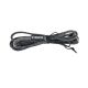 Novix AmSteel Rope with spliced eye and Prusik Knot for silent climbing stick attachment.
