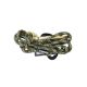 Novix Linesman Rope/Tether with prusik knot and carabiner for climbing safety.

