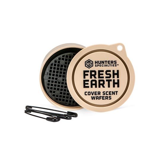 Hunters Specialties Scent Wafers 3-pack with hangers for long-lasting hunting scent cover.
