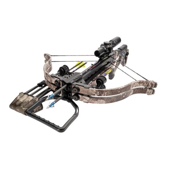 Excalibur TwinStrike Crossbow with DualFire Technology for quick second-shot accuracy in hunting.
