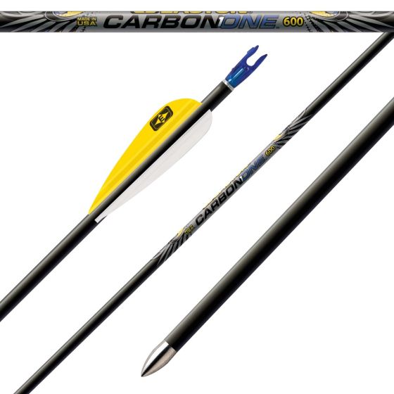 Easton Carbon One Arrow Shafts with high-strength carbon fiber, micro-smooth finish, and precision straightness for consistent and accurate shots.

