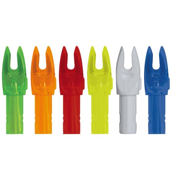 Easton 6mm H Nocks for 6mm arrows and UNI nock bushings, precision molded for consistency and improved accuracy in target archery.
