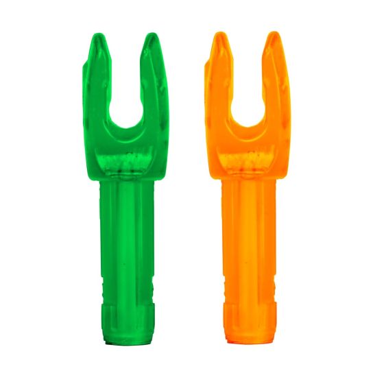 Easton Deep Six Arrow Nocks, durable and precise, for 4mm shafts and UNI bushing-equipped arrows, providing superior performance and accuracy.

