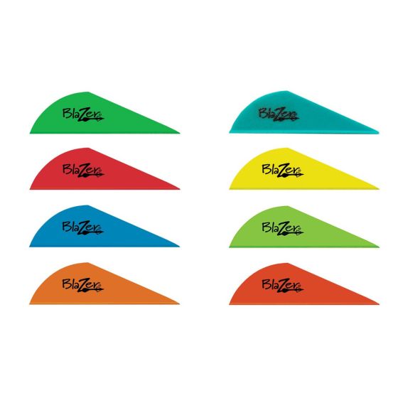 Bohning Blazer Arrow Vanes in various colors and themes for target and broadhead use.
