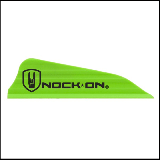 AAE Nock On Max Hunter Vanes designed for superior broadhead flight and accuracy in hunting setups.
Bright Green