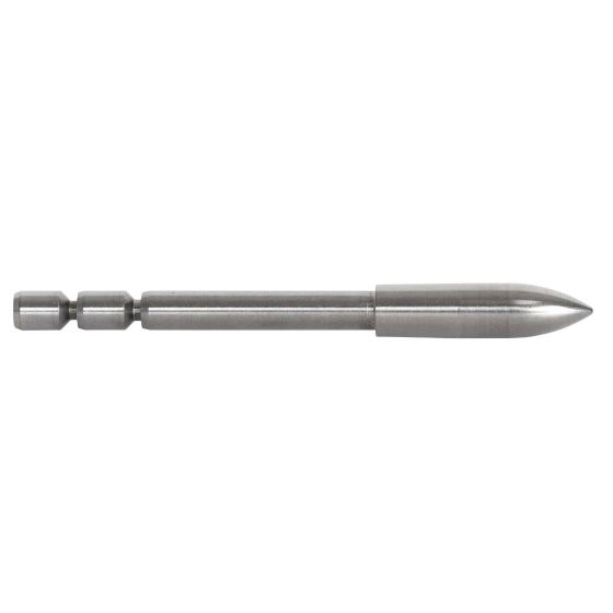 Easton A/C/E Stainless Steel Break-Off Target Points with adjustable weight sections for fine-tuning arrow flight and accuracy.
