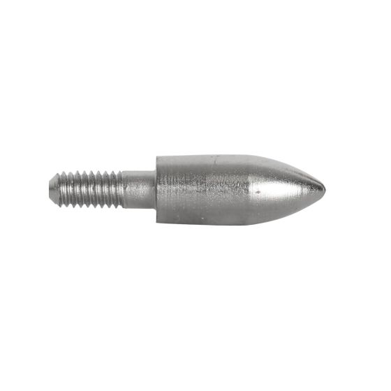 Easton A/C/E Screw-In Bulge Target Points designed for improved target penetration and easier arrow removal with a wider middle diameter.
