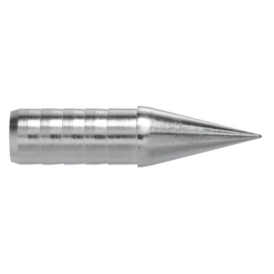 Easton Full Bore Target Points with pin-point design for precision in target shooting and 3D competitions.
