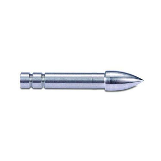 Carbon Express .187 Parabolic Target Points with adjustable weight reduction grooves for customized arrow performance.
