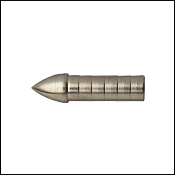 Carbon Express Line Jammer .348 Parabolic Target Point with parabolic cone design for deflection reduction and threaded weight system for customization.
