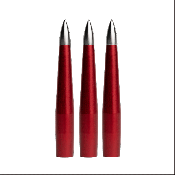 Swhacker LRP .166" Practice Head Ferrule Only - 3 Pack for authentic practice with 2-inch broadheads.
