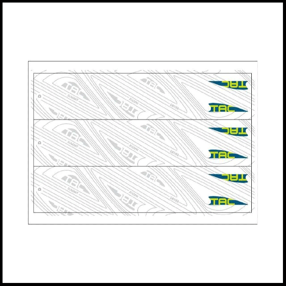 TAC Vanes Topo Arrow Wraps for increased visibility, improved vane adhesion, and easy re-fletching without damaging arrows.
