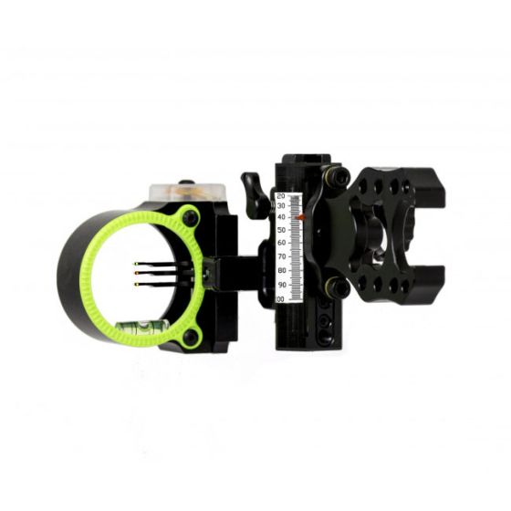Black Gold Ascent Verdict Whitetail 3 Pin Bow Sight with .019 Micro Groove pins, compact base, and PhotoChromatic shell for perfect pin clarity in all light conditions.
