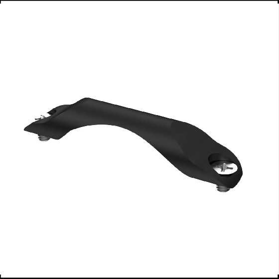 Axcel AVX-41 Level Blank blocking RH/LH dexterity holes at the top of the scope for a clean, customized sight setup.
