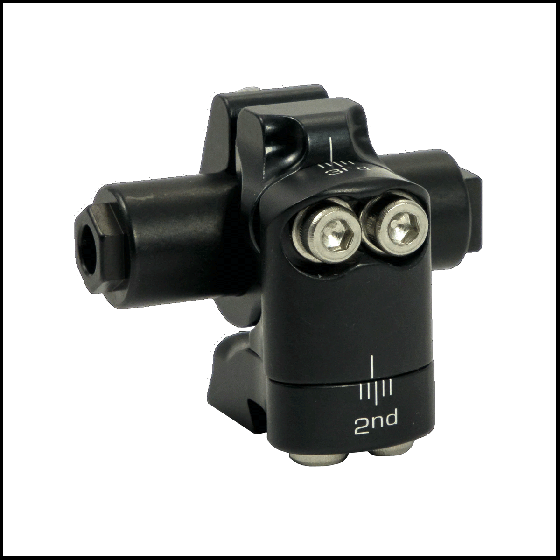 Axcel AX Removable Block 2nd/3rd Axis - Threaded for precise alignment and easy setup changes on AX Series and Achieve sights.
