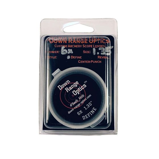 Down Range Optics Premium Define Lens, Zeiss DuraVision Platinum lens with superior clarity, scratch resistance, and water/oil repellent coating.
