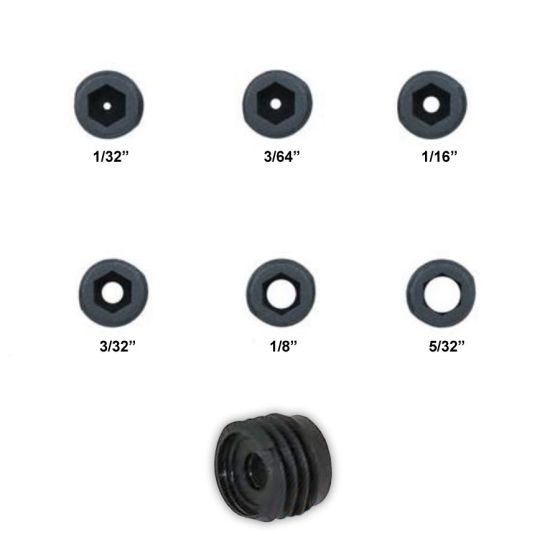 Hamskea InSight Individual Peep Sight Apertures for customizable archery setups.
