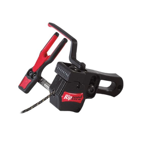 Ripcord Code Red Arrow Rest in black with full arrow containment
