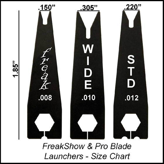 AAE Freakshow / Pro Blade Arrow Rest Blades for precise launcher replacement and optimized shooting performance.
