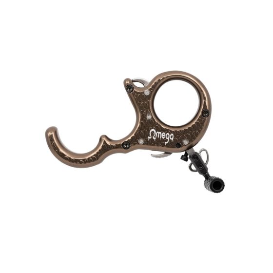 B3 Archery Omega Thumb Trigger Release with adjustable settings and durable stainless steel hook for consistent archery performance.
