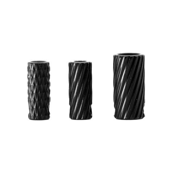 B3 Archery Thumb Button Release Pegs in swirl and diamond patterns for custom fit and comfort.
