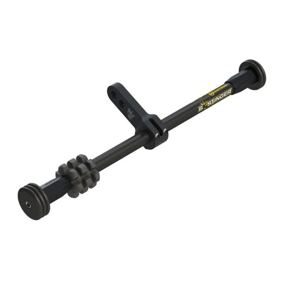 Bee Stinger Microhex Counter Slide Stabilizer with weight and offset bracket
