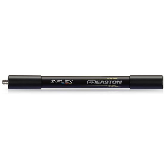 Easton Z-Flex Stabilizer Side Rods with AVRS damping, designed for steady aiming and minimal vibration post-shot.
