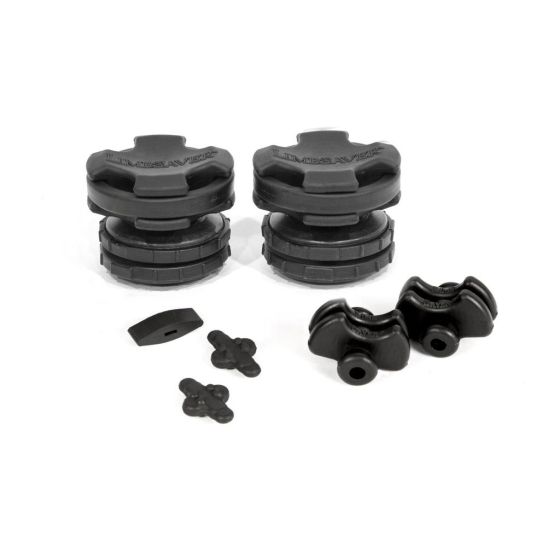 LimbSaver Broadband Crossbow Split Limb Sound Suppression Kit with Crossbow Broadbands, stirrup dampeners, and Super String Leeches for quieter shots.
