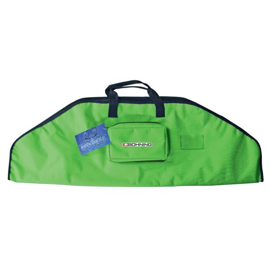 Bohning Youth Bow Case with accessory pocket for storing archery gear.
