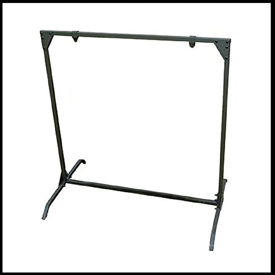 HME Bag Type Target Stand with stabilizer pin and heavy-duty square tubing for secure target practice.
