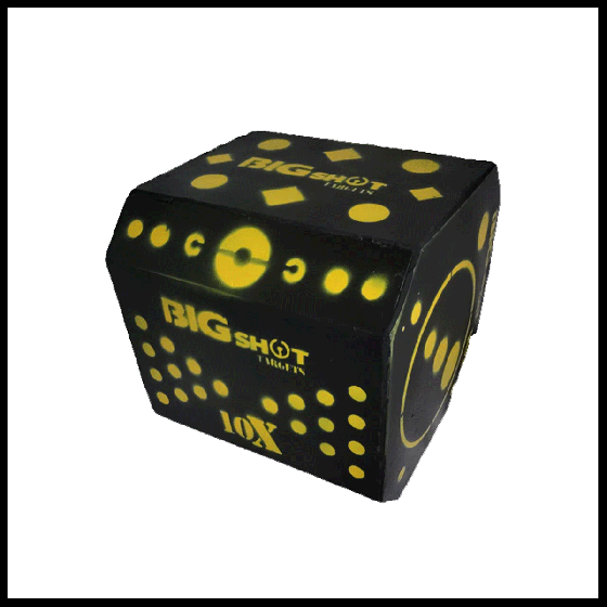 Big Shot Titan 10X Heavy Duty Target with over 150 aiming points, Twist and Pull feature, and durable HS Foam Formula for crossbow practice.
