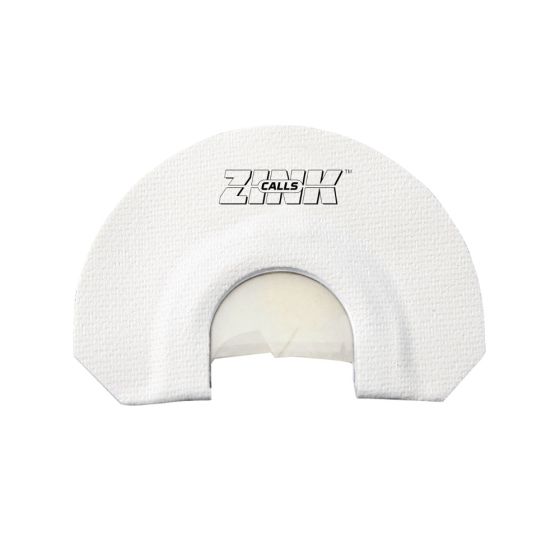 Zink Lucky Lady Diaphragm Turkey Call with V-style cut for realistic turkey sounds.
