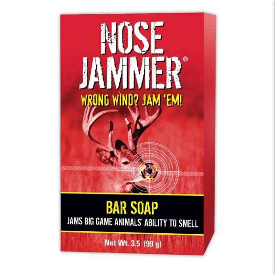 Nose Jammer Scent Eliminator Bar Soap for odor control with olfactory jamming formula.
