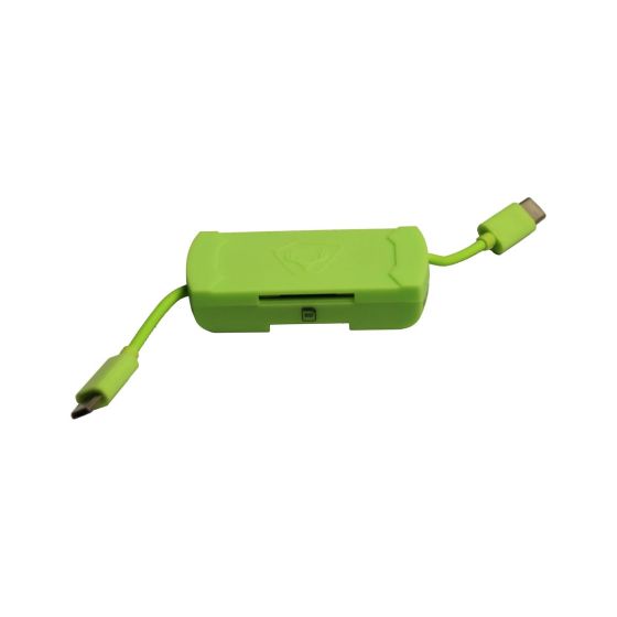 HME Android 2-in-1 OTG Card Reader with Micro USB, USB-C, and SD card compatibility.
