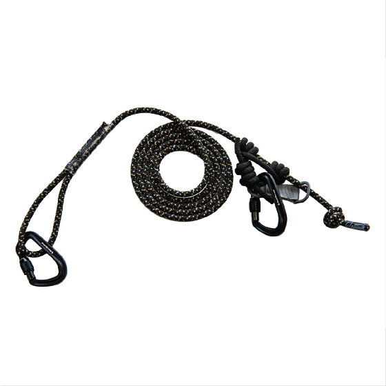 Latitude VaporLine Lineman Belt designed for saddle hunting, featuring durable Amsteel core and abrasion-resistant polyester sheath.