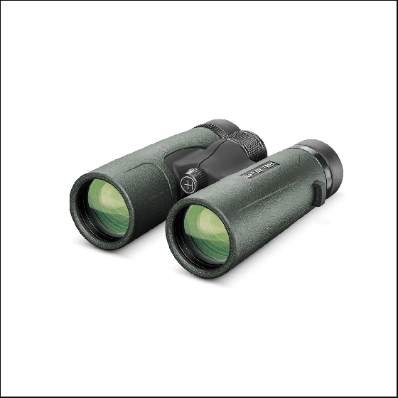 Hawke Optics Nature-Trek Binoculars with 10x magnification, 42mm objective lens, and multi-coated optics for clear and vibrant viewing.
