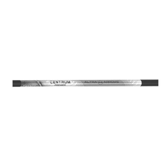Altra Centrum Premier 27 Arrow Shafts – 12 Pack of .001 Straightness Carbon Target Arrows
