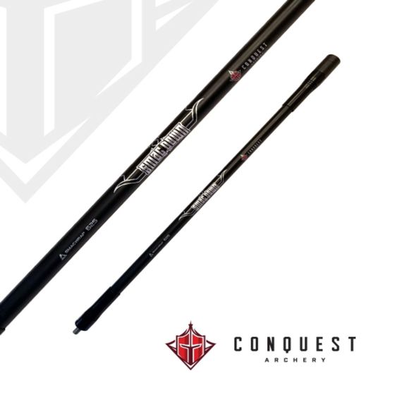 Conquest Smackdown .625 Target Stabilizer - Ultra-Stiff Carbon Archery Bar with SMACWRAP Dampening
