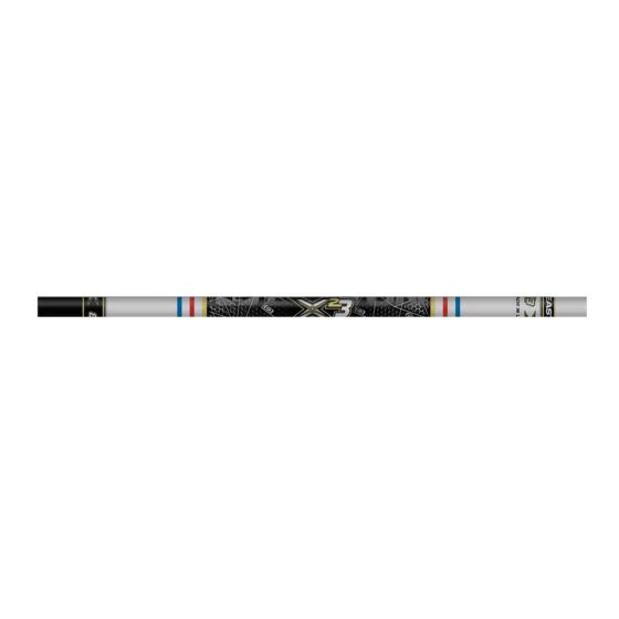 Easton X23 Two-Tone Aluminum Arrow Shafts - World Archery Legal Indoor Target Arrows
